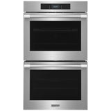 Frigidaire PCWD3085AF Double Wall Oven, 30 inch Exterior Width, True Convection (Both Ovens), Both Ovens Self Clean, 10.6 cu. ft. Capacity, Temperature Probe, Wifi Enabled, Air Fry, Stainless Steel colour