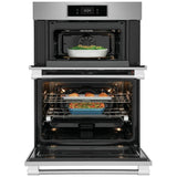 Frigidaire Professional PCWM3080AF Microwave Wall Oven Combo, 30 inch Exterior Width, Convection, Self Clean, 5.3 cu. ft. Capacity, Temperature Probe, Air Fry, Stainless Steel colour