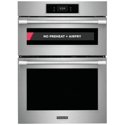 Frigidaire Professional 30'' Electric Wall Oven and Microwave Combination with Total Convection PCWM3080AF