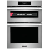 Frigidaire Professional PCWM3080AF Microwave Wall Oven Combo, 30 inch Exterior Width, Convection, Self Clean, 5.3 cu. ft. Capacity, Temperature Probe, Air Fry, Stainless Steel colour