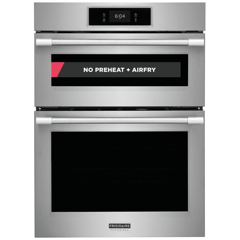 Frigidaire Professional PCWM3080AF Microwave Wall Oven Combo, 30 inch Exterior Width, Convection, Self Clean, 5.3 cu. ft. Capacity, Temperature Probe, Air Fry, Stainless Steel colour