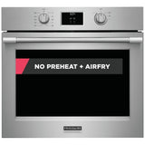 Frigidaire Professional PCWS3080AF Single Wall Oven, 30 inch Exterior Width, Convection, Self Clean, 5.3 cu. ft. Capacity, Temperature Probe, Air Fry, Stainless Steel colour