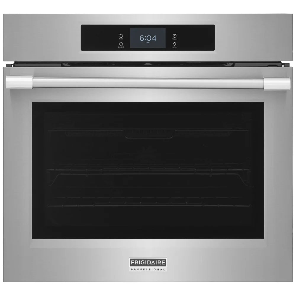 Frigidaire Professional PCWS3085AF Single Wall Oven, 30 inch Exterior Width, Convection, Self Clean, 5.3 cu. ft. Capacity, Temperature Probe, Air Fry, Stainless Steel colour