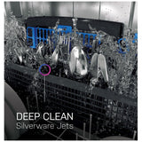 GE Profile PDP755SYVFS Dishwasher, 24 inch Exterior Width, 42 dB Decibel Level, Fully Integrated, Stainless Interior, 6 Wash Cycles, 16 Capacity (Place Settings), Hard Food Disposal, 3 Loading Racks, Wifi Enabled, Stainless Steel colour