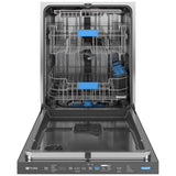 GE Profile PDP755SYVFS Dishwasher, 24 inch Exterior Width, 42 dB Decibel Level, Fully Integrated, Stainless Interior, 6 Wash Cycles, 16 Capacity (Place Settings), Hard Food Disposal, 3 Loading Racks, Wifi Enabled, Stainless Steel colour