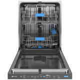 GE Profile PDP755SYVFS Dishwasher, 24 inch Exterior Width, 42 dB Decibel Level, Fully Integrated, Stainless Interior, 6 Wash Cycles, 16 Capacity (Place Settings), Hard Food Disposal, 3 Loading Racks, Wifi Enabled, Stainless Steel colour