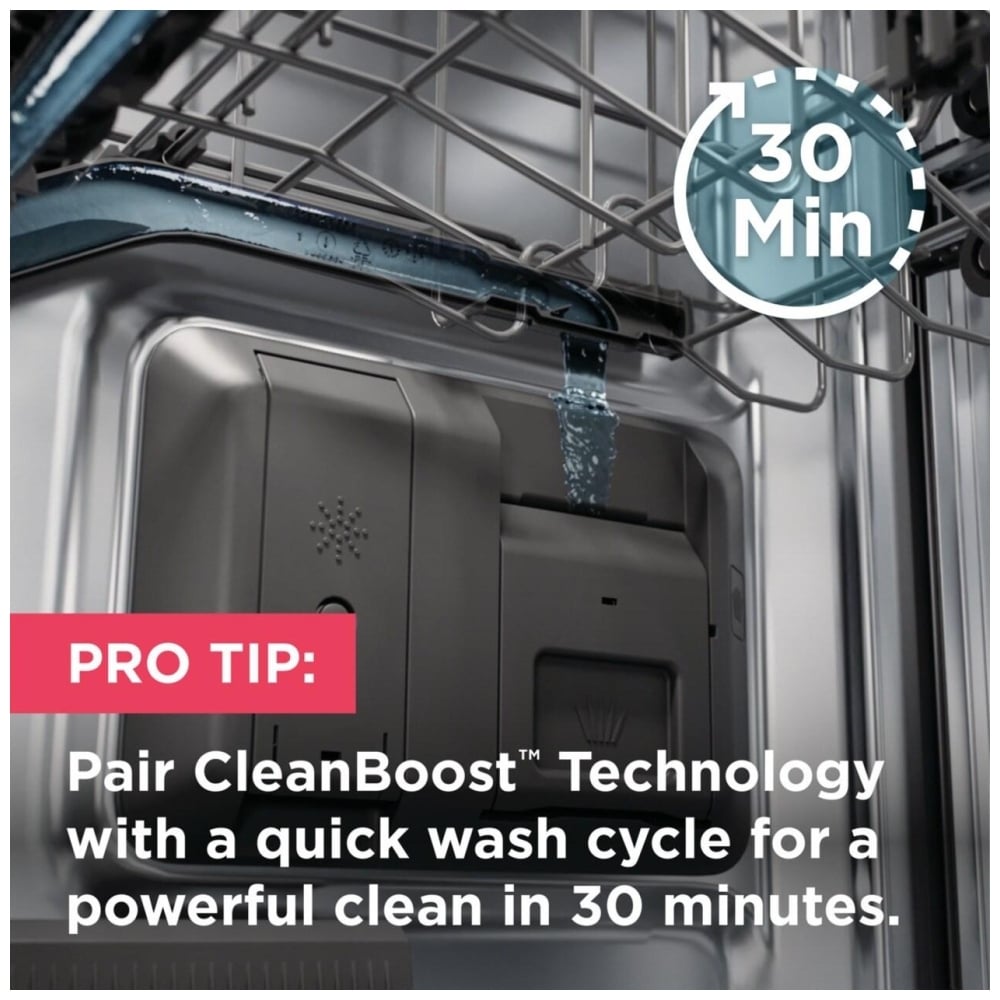 Frigidaire Professional 24" Stainless Steel Tub Built-In Dishwasher with CleanBoost™ PDSH4816AF