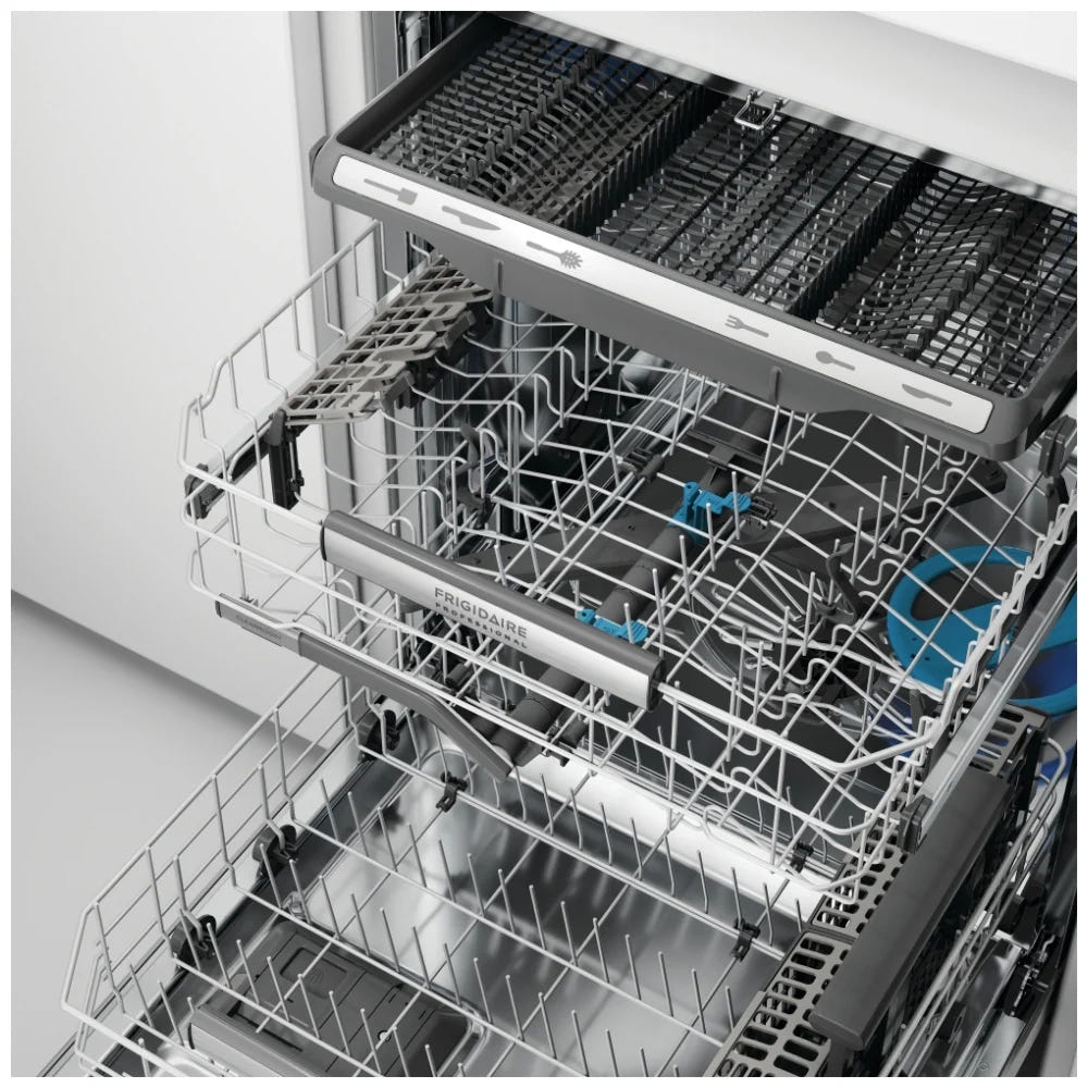 Frigidaire Professional 24 英寸不锈钢内筒式内置洗碗机，配备 CleanBoost™ PDSH4816AF 
