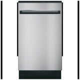 GE Profile PDT145SSLSS Dishwasher, 18 inch Exterior Width, 47 dB Decibel Level, Fully Integrated, Stainless Interior, 3 Wash Cycles, 8 Capacity (Place Settings), Hard Food Disposal, 2 Loading Racks, Wifi Enabled, Stainless Steel colour