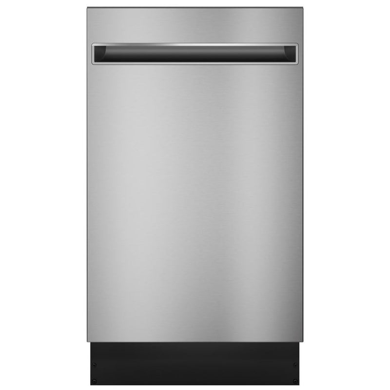 GE Profile PDT145SSLSS Dishwasher, 18 inch Exterior Width, 47 dB Decibel Level, Fully Integrated, Stainless Interior, 3 Wash Cycles, 8 Capacity (Place Settings), Hard Food Disposal, 2 Loading Racks, Wifi Enabled, Stainless Steel colour