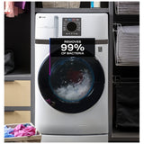GE Profile PFQ83HSSWWW All-in-One Washer Dryer Combo, 28 inch Width, 5.3 cu. ft. Washer Capacity, Steam Clean, 11 Wash Cycles, 5 Temperature Settings, 1,300 RPM Washer Spin Speed, Wifi Enabled, Electric, White colour