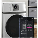 GE Profile PFQ83HSSWWW All-in-One Washer Dryer Combo, 28 inch Width, 5.3 cu. ft. Washer Capacity, Steam Clean, 11 Wash Cycles, 5 Temperature Settings, 1,300 RPM Washer Spin Speed, Wifi Enabled, Electric, White colour