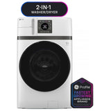 GE Profile PFQ83HSSWWW All-in-One Washer Dryer Combo, 28 inch Width, 5.3 cu. ft. Washer Capacity, Steam Clean, 11 Wash Cycles, 5 Temperature Settings, 1,300 RPM Washer Spin Speed, Wifi Enabled, Electric, White colour