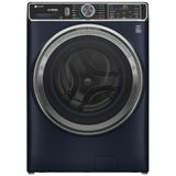 GE Profile PFW870SPVRS Front Load Washer, 28 inch Width, 6.1 cu. ft. Washer Capacity, 1,300 RPM Washer Spin Speed, 12 Wash Cycles, 5 Temperature Settings, Water Heater, Steam Clean, ENERGY STAR Certified, Wifi Enabled, Sapphire blue colour