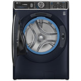 GE Profile PFW870SPVRS Front Load Washer, 28 inch Width, 6.1 cu. ft. Washer Capacity, 1,300 RPM Washer Spin Speed, 12 Wash Cycles, 5 Temperature Settings, Water Heater, Steam Clean, ENERGY STAR Certified, Wifi Enabled, Sapphire blue colour