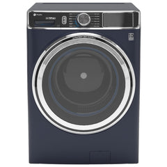 GE Profile PFW870SPVRS Front Load Washer, 28 inch Width, 6.1 cu. ft. Washer Capacity, 1,300 RPM Washer Spin Speed, 12 Wash Cycles, 5 Temperature Settings, Water Heater, Steam Clean, ENERGY STAR Certified, Wifi Enabled, Sapphire blue colour