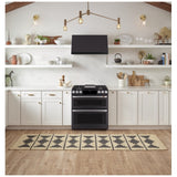 GE Profile PFW870SPVRS Front Load Washer, 28 inch Width, 6.1 cu. ft. Washer Capacity, 1,300 RPM Washer Spin Speed, 12 Wash Cycles, 5 Temperature Settings, Water Heater, Steam Clean, ENERGY STAR Certified, Wifi Enabled, Sapphire blue colour