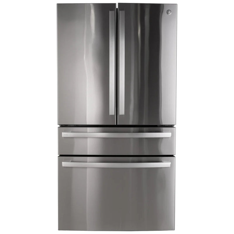GE Profile PGE29BYTFS French Door Refrigerator, 36 inch Width, 28.7 cu. ft. Capacity, Water Dispenser (Interior), Ice Dispenser (Freezer Located), ENERGY STAR Certified, Stainless Steel colour