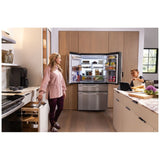 GE Profile PGE29BYTFS French Door Refrigerator, 36 inch Width, 28.7 cu. ft. Capacity, Water Dispenser (Interior), Ice Dispenser (Freezer Located), Stainless Steel colour