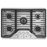 GE Profile PGP9030SLSS Gas Cooktop, 30 inch Exterior Width, 5 Burners, 18,000 BTU Highest Burner, Stainless Steel colour