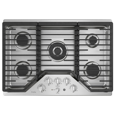 GE Profile PGP9030SLSS Gas Cooktop