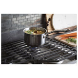 GE Profile PGP9036SLSS Gas Cooktop, 36 inch Exterior Width, 5 Burners, 18,000 BTU Highest Burner, Stainless Steel colour