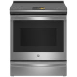 GE Profile PHS93XYPFS Induction Range, 5.3 cu. ft. Capacity, 30 inch Exterior Width, True Convection, 5 Burners, Storage Drawer, Yes, Self Clean, 3,700 W Highest Element, Stainless Steel colour