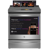 GE Profile PHS93XYPFS Induction Range, 5.3 cu. ft. Capacity, 30 inch Exterior Width, True Convection, 5 Burners, Storage Drawer, Yes, Self Clean, 3,700 W Highest Element, Stainless Steel colour