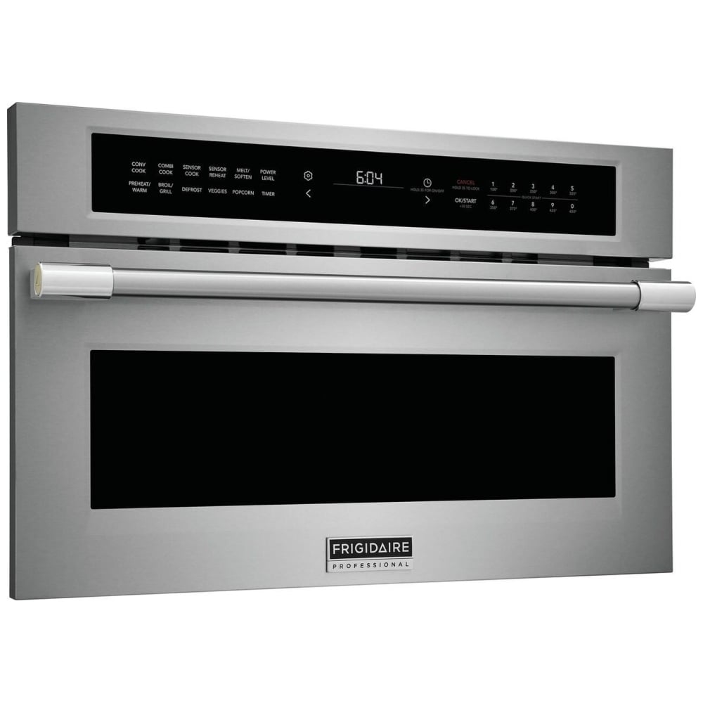 Frigidaire Professional 30" Built-In Convection Microwave Oven with Drop-Down Door PMBD3080AF