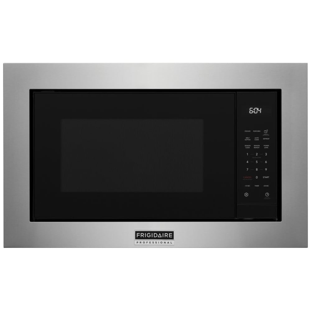 Frigidaire Professional PMBS3080BF Countertop Built In Microwave, 24 inch Exterior Width, 2.2 cu. ft. Capacity, 1,100 W Watts, Stainless Steel colour