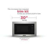 Frigidaire Professional PMBS3080BF Countertop Built In Microwave, 24 inch Exterior Width, 2.2 cu. ft. Capacity, 1,100 W Watts, Stainless Steel colour