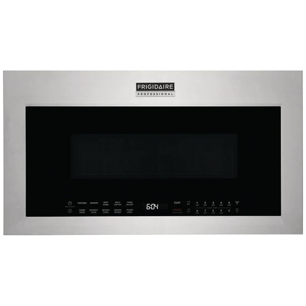 Frigidaire Professional PMOS198CAF Over the Range Microwave, 30 inch Exterior Width, 1.9 cu. ft. Capacity, 400 CFM, Convection, 900 W Watts, Stainless Steel Interior, LED, Stainless Steel colour