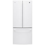 GE Profile PNE21NGLKWW French Door Refrigerator, 30 inch Width, 20.8 cu. ft. Capacity, Water Dispenser (Interior), Ice Dispenser (Freezer Located), ENERGY STAR Certified, White colour