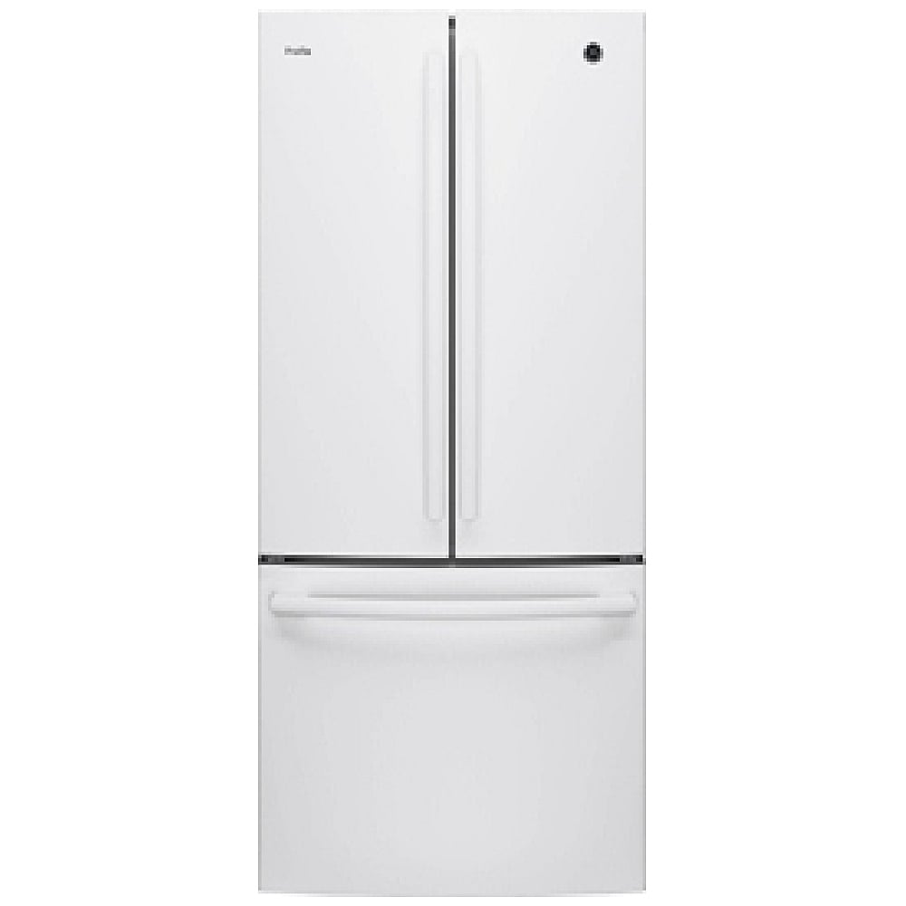 GE Profile PNE21NGLKWW French Door Refrigerator, 30 inch Width, 20.8 cu. ft. Capacity, Water Dispenser (Interior), Ice Dispenser (Freezer Located), ENERGY STAR Certified, White colour