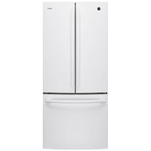 GE Profile PNE21NGLKWW French Door Refrigerator, 30 inch Width, 20.8 cu. ft. Capacity, Water Dispenser (Interior), Ice Dispenser (Freezer Located), ENERGY STAR Certified, White colour