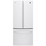 GE Profile PNE21NGLKWW French Door Refrigerator, 30 inch Width, 20.8 cu. ft. Capacity, Water Dispenser (Interior), Ice Dispenser (Freezer Located), ENERGY STAR Certified, White colour