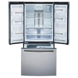 GE Profile PNE21NYRKFS Bottom Freezer French Door Refrigerator, 30 inch Width, 20.8 cu. ft. Capacity, Water Dispenser (Interior), Ice Dispenser (Freezer Located), ENERGY STAR Certified, Stainless Steel colour