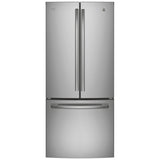 GE Profile PNE21NYRKFS Bottom Freezer French Door Refrigerator, 30 inch Width, 20.8 cu. ft. Capacity, Water Dispenser (Interior), Ice Dispenser (Freezer Located), ENERGY STAR Certified, Stainless Steel colour