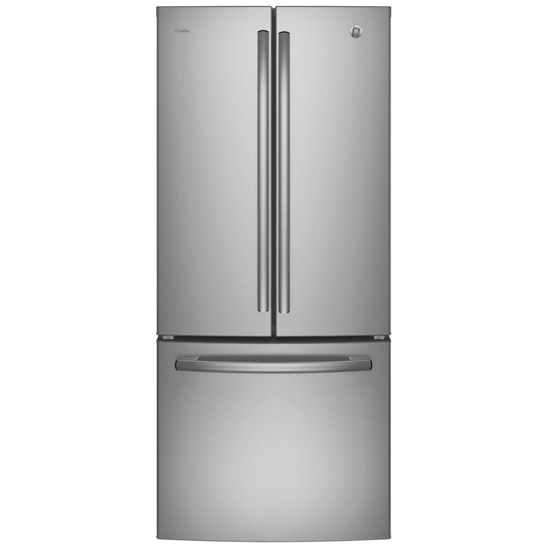 GE Profile PNE21NYRKFS Bottom Freezer French Door Refrigerator, 30 inch Width, 20.8 cu. ft. Capacity, Water Dispenser (Interior), Ice Dispenser (Freezer Located), ENERGY STAR Certified, Stainless Steel colour