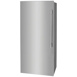 Frigidaire Professional PRDF1922AF Upright Freezer, 33 inch Width, 18.6 cu. ft. Capacity, Automatic, ENERGY STAR Certified, Ice Maker, Reversible Door, Interior Light (Freezer), Stainless Steel colour
