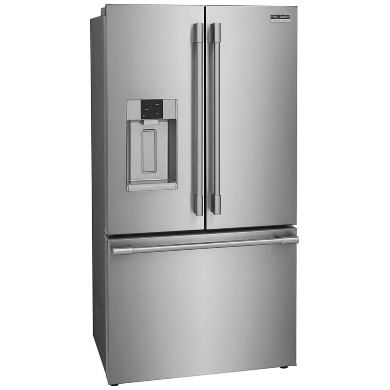 Frigidaire Professional PRFC2383AF Counter Depth French Door Refrigerator, 36 inch Width, 22.6 cu. ft. Capacity, Counter Depth, Water Dispenser (Exterior), Ice Dispenser (Thru Door), ENERGY STAR Certified, Stainless Steel colour