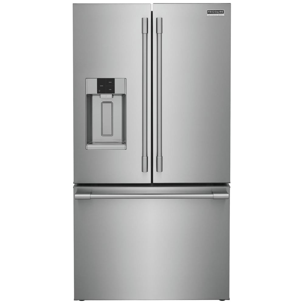 Frigidaire Professional PRFS2883AF French Door Refrigerator, 36 inch Width, 27.8 cu. ft. Capacity, Water Dispenser (Exterior), Ice Dispenser (Thru Door), ENERGY STAR Certified, Stainless Steel colour