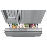 Frigidaire Professional PRMC2285AF Counter Depth French Door Refrigerator, 36 inch Width, 21.8 cu. ft. Capacity, Counter Depth, Water Dispenser (Exterior), Ice Dispenser (Thru Door), ENERGY STAR Certified, Stainless Steel colour