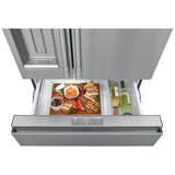 Frigidaire Professional PRMC2285AF Counter Depth French Door Refrigerator, 36 inch Width, 21.8 cu. ft. Capacity, Counter Depth, Water Dispenser (Exterior), Ice Dispenser (Thru Door), ENERGY STAR Certified, Stainless Steel colour