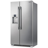 Frigidaire Professional PRSC2222AF Side by Side Refrigerator, 36 inch Width, Counter Depth, Ice Dispenser (Thru Door), Water Dispenser (Exterior), 22.3 cu. ft. Capacity, ENERGY STAR Certified, Stainless Steel colour