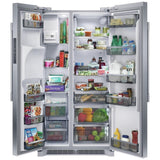 Frigidaire Professional PRSC2222AF Side by Side Refrigerator, 36 inch Width, Counter Depth, Ice Dispenser (Thru Door), Water Dispenser (Exterior), 22.3 cu. ft. Capacity, ENERGY STAR Certified, Stainless Steel colour