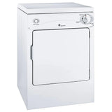 GE PSKP333EBWW Electric Dryer, White Colour, 24 inch Width