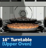 GE Profile PT7800SHSS Microwave Wall Oven Combo, 30 inch Exterior Width, True Convection, One Oven Self Clean, 6.7 cu. ft. Capacity, Temperature Probe, Stainless Steel colour