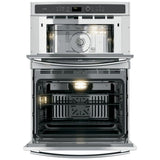 GE Profile PT7800SHSS Microwave Wall Oven Combo, 30 inch Exterior Width, True Convection, One Oven Self Clean, 6.7 cu. ft. Capacity, Temperature Probe, Stainless Steel colour