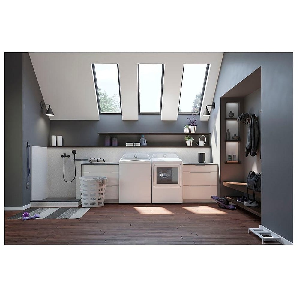 GE Profile PTD60EBMRWS Electric Dryer